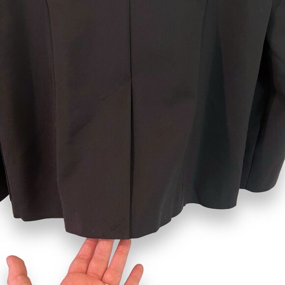 Good American Size 1 (S) Scuba Blazer The Boss 2.0 Double Breasted Shoulder Pads - Picture 14 of 14